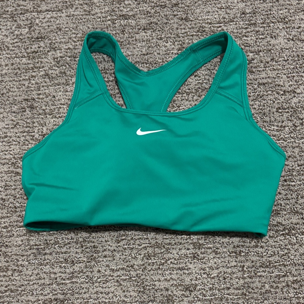 NWOT-Nike Dri-Fit Green Racerback Sports Bra Size Small | Yoga Gym Training
